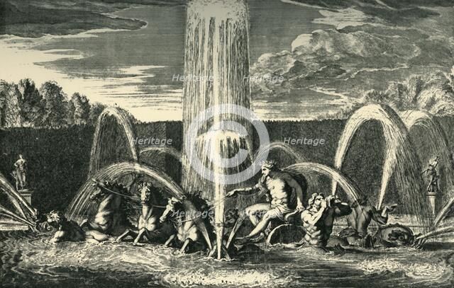 The Apollo Fountain in the Gardens of Versailles, France, 1683, (1903). Creator: Unknown.
