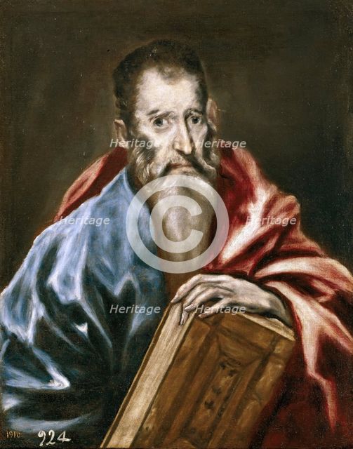 The Apostle Bartholomew (Paul), between c1608 and c1614. Creator: El Greco.