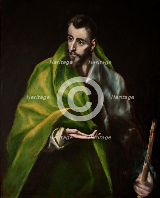 The Apostle Saint James the Great. Artist: El Greco, Dominico (1541-1614)