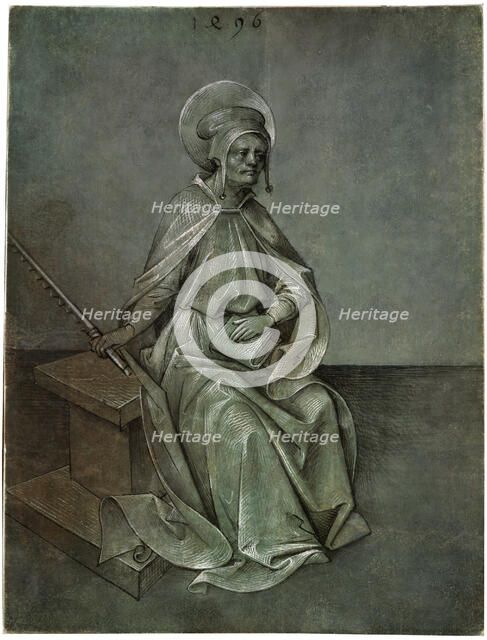 'The Apostle Simon', 1496.  Artist: Mair von Landshut