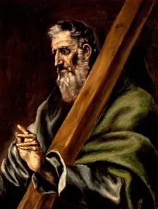 The Apostle St. Andrew, c1600. Creator: School of El Greco