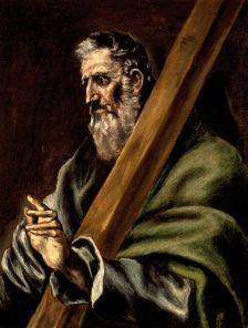 The Apostle St. Andrew, c1600. Creator: School of El Greco