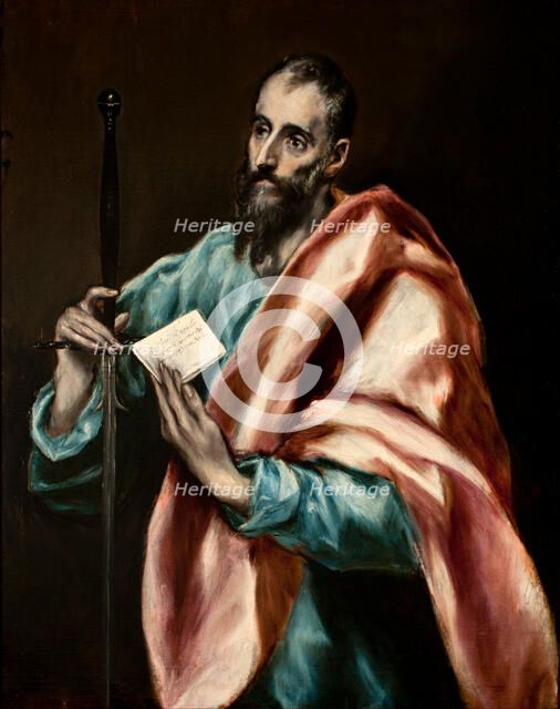 The Apostle Paul. Artist: El Greco, Dominico (1541-1614)