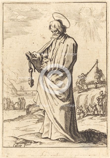 The Apostle Peter. Creator: Jacques Callot.