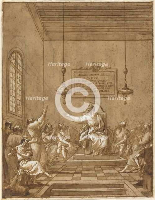 The Apostles' Creed, 1770s/1780s. Creator: Giovanni Battista Tiepolo.