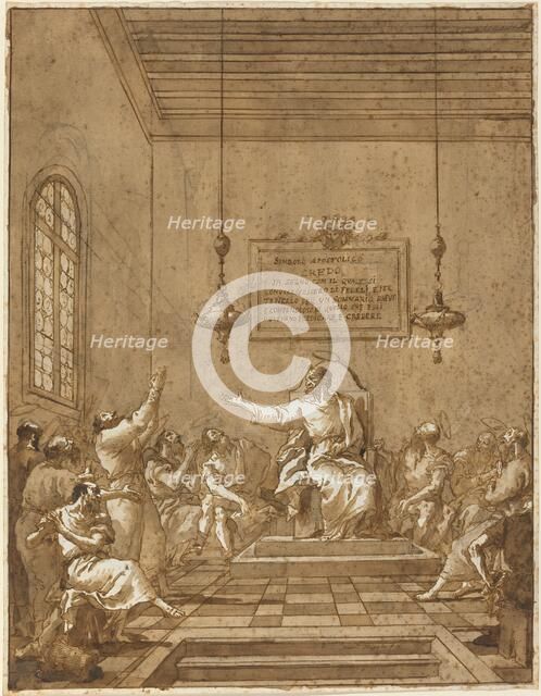 The Apostles' Creed, 1770s/1780s. Creator: Giovanni Battista Tiepolo.