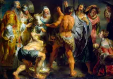 The Apostles Paul and Barnabas in Lystra c1616-1617. Creator: Jordaens, Jacob (1593-1678)