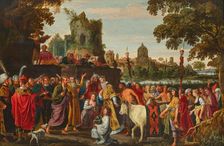 The Apostles Paul and Barnabas in Lystra, First third of 17th century. Creator: Teniers, David, the Elder (1582-1649)