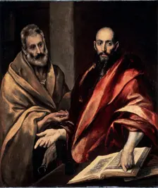 The Apostles St. Peter and St. Paul 1587-1592. Artist: El Greco