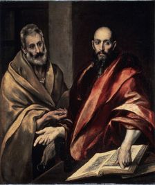 The Apostles St. Peter and St. Paul 1587-1592. Artist: El Greco