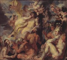 The Apotheosis of Aeneas, 1615-1618. Creator: Jordaens, Jacob (1593-1678)