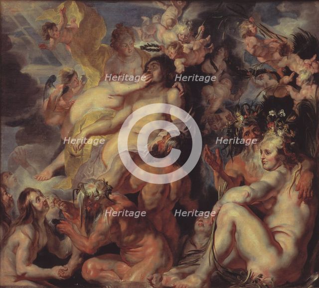 The Apotheosis of Aeneas, 1615-1618. Creator: Jordaens, Jacob (1593-1678).