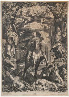 The Apotheosis of Emperor Ferdinand II of Austria, 1629. Creator: Sadeler, Aegidius (1575-1629)
