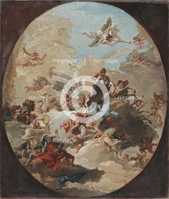 The Apotheosis of Hercules, 1765. Creator: Giovanni Domenico Tiepolo.
