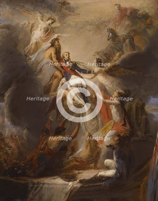 The Apotheosis of Nelson, c1818. Creator: Pierre Nicolas Legrand.