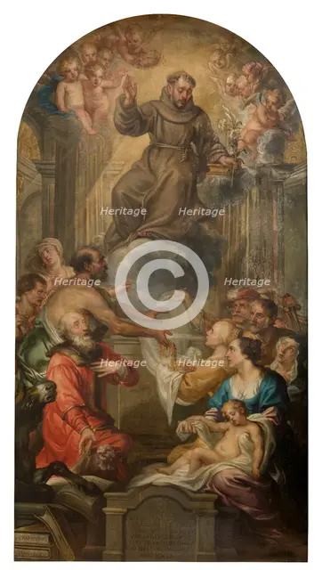 The Apotheosis of Saint Antony of Padua, 1652. Creator: Philip Fruytiers.