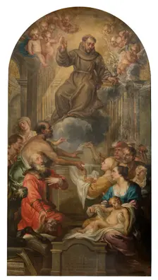 The Apotheosis of Saint Antony of Padua, 1652. Creator: Philip Fruytiers