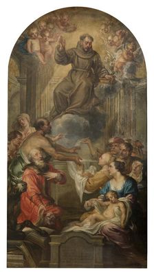 The Apotheosis of Saint Antony of Padua, 1652. Creator: Philip Fruytiers