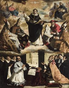 The Apotheosis of Saint Thomas Aquinas, ca 1631. Creator: Zurbarán, Francisco, de (1598-1664)