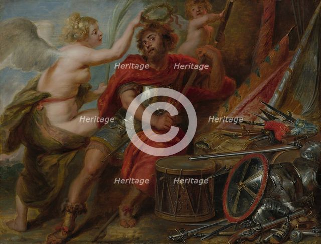 The Apotheosis of the Hero, 1630/40. Creator: Follower of Peter Paul Rubens.