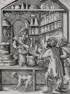 The Apothecary, 16th century, (1878). Creator: Unknown
