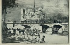 Thumbnail image of 'The Apse of Notre Dame', 1915. Artist: Edgar Chahine.