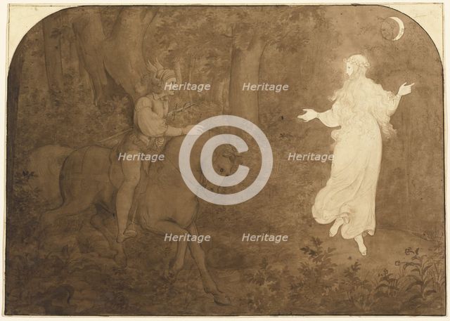 The Apparition in the Forest, 1823. Creator: Moritz von Schwind.