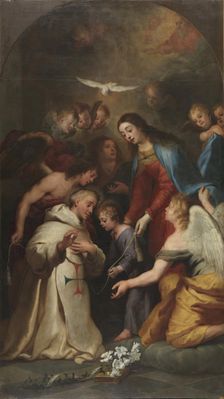 The apparition of the Virgin to Simón de Rojas, c1640. Creator: Gaspar de Crayer