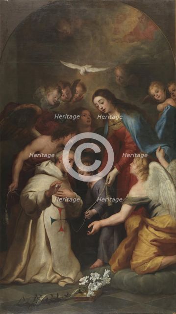 The apparition of the Virgin to Simón de Rojas, c1640. Creator: Gaspar de Crayer.