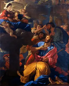 The Apparition of the Virgin to St James the Great c1629-1630. Artist: Nicolas Poussin