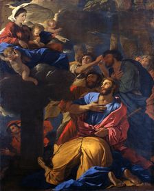 The Apparition of the Virgin to St James the Great c1629-1630. Artist: Nicolas Poussin