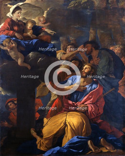 'The Apparition of the Virgin to St James the Great', c1629-1630. Artist: Nicolas Poussin
