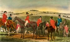 The Appearance of Swell astonishes the Surrey Hunt 1838. Artist: Henry Thomas Alken