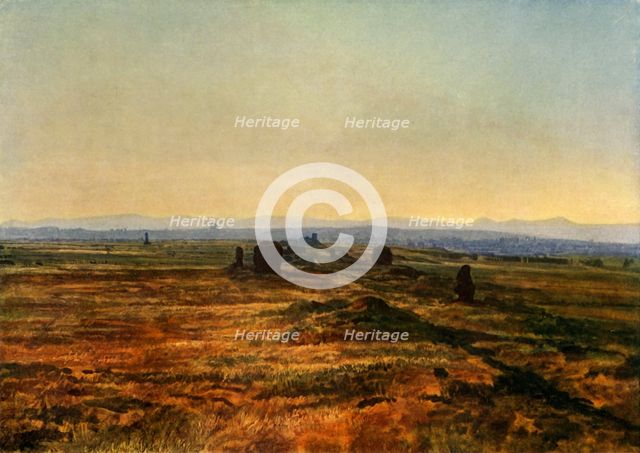 'The Appian Way at Sundown', 1845, (1965).  Creator: Aleksandr Ivanov.