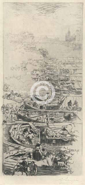 'The Apple Market', 1915. Artist: Auguste Lepere.