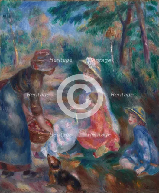 The Apple Seller, c. 1890. Creator: Pierre-Auguste Renoir (French, 1841-1919).