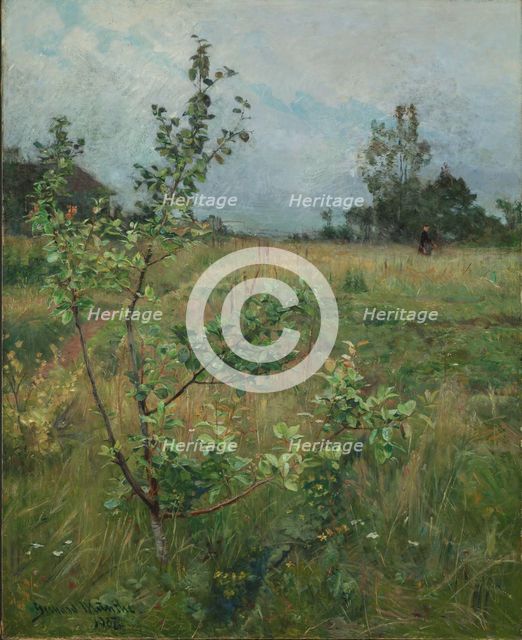 The Apple Tree, 1887. Creator: Gerhard Munthe.