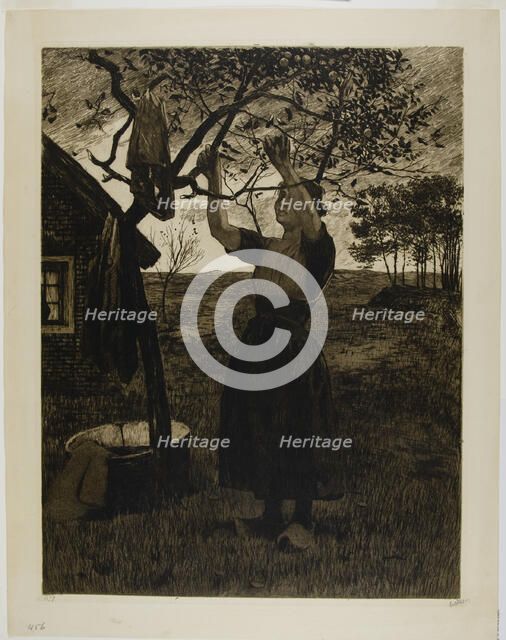 The Apple Tree, c. 1885. Creator: Willem Witsen.