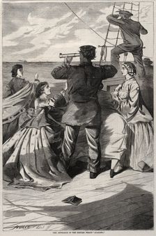 The Approach of the British Pirate "Alabama", 1863. Creator: Winslow Homer (American, 1836-1910)