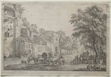 The Approach to a Village. Creator: Simon de Vlieger (Dutch, 1601-1653)