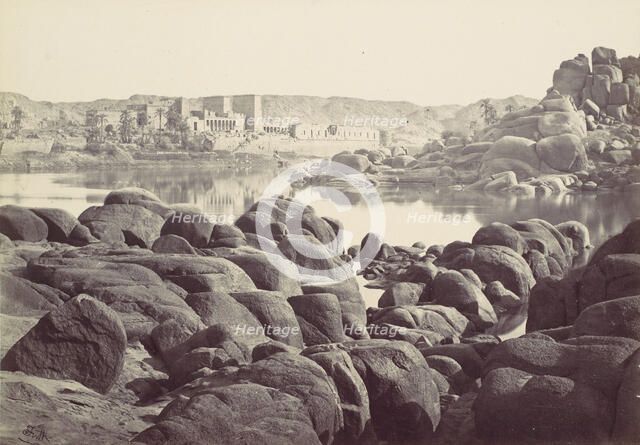 The Approach to Philae, 1857. Creator: Francis Frith.