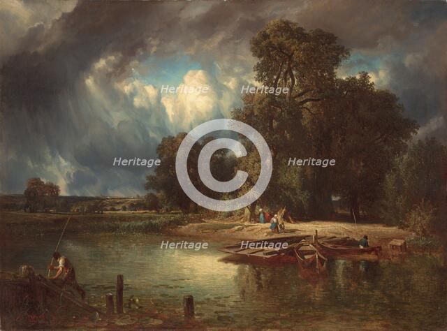 The Approaching Storm, 1849. Creator: Constant Troyon.