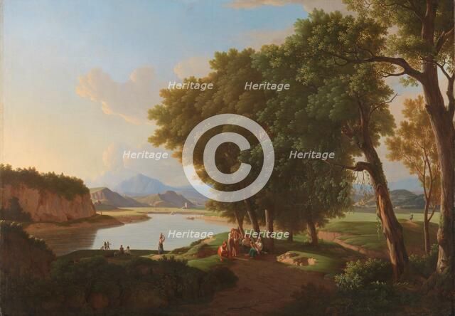 The Aqua Cetosa near Rome, 1810. Creator: Pieter Rudolph Kleijn.