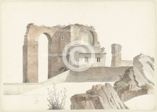 The Aqua Claudia in Rome, c.1809-c.1812. Creator: Josephus Augustus Knip.