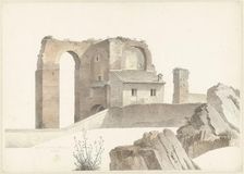 The Aqua Claudia in Rome, c.1809-c.1812. Creator: Josephus Augustus Knip