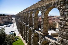The Aqueduct of Segovia (Acueducto de Segovia), Segovia, Spain, 2007. Creator: Samuel Magal