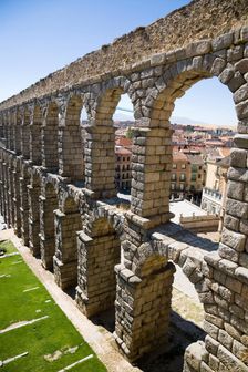 The Aqueduct of Segovia (Acueducto de Segovia), Segovia, Spain, 2007. Creator: Samuel Magal