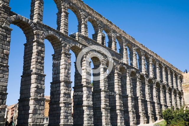 The Aqueduct of Segovia (Acueducto de Segovia), Segovia, Spain, 2007. Creator: Samuel Magal.