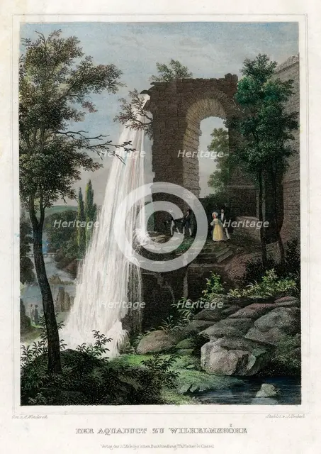 The aqueduct at Wilhelmshöhe, Germany.Artist: J Umbach