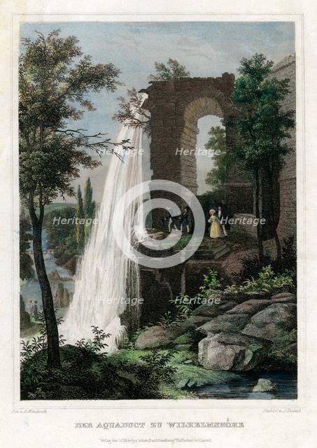 The aqueduct at Wilhelmshöhe, Germany.Artist: J Umbach
